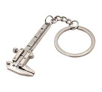 S-TROUBLE Mini Pied à Coulisse, Mode Mini Pied à Coulisse Porte-clés 0-40mm Outils de jaugeage de Mesure Portables Voiture Porte-clés Anneau règle Pied à Coulisse