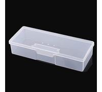 S-TROUBLE Nouveau Transparent Vide Ongles Boîte De Rangement Manucure Outils Organisateur Cas Titulaire