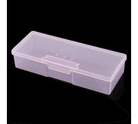 S-TROUBLE Nouveau Transparent Vide Ongles Boîte De Rangement Manucure Outils Organisateur Cas Titulaire