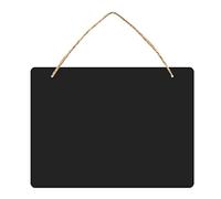 S-TROUBLE Panneau de Tableau Suspendu, Panneau de Message effaçable Double Face, Petits Panneaux de Tableau Liquide Suspendus avec Ficelle de Suspension pour Mariage, Bar, café, Restaurant