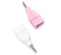 S-TROUBLE Prise Jack Audio auxiliaire mâle 3,5 mm Universelle vers Adaptateur de convertisseur Femelle USB 2.0