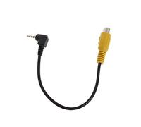 S-TROUBLE Prise mâle Jack stéréo 2,5 mm vers câble Adaptateur convertisseur vidéo Femelle RCA pour GPS