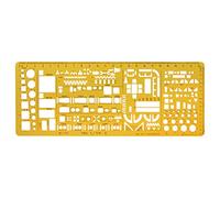 S-TROUBLE Professional Architectural Template Ruler Drawing Stencil Measuring Tool Student