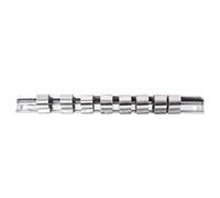 S-TROUBLE Support de Rack de Douilles 1/4 "3/8" 1/2 "avec 8 Clips sur Le Stockage de l'organiseur d'outils de Rail