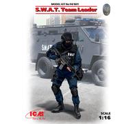 S. W. A. T. Swat Team Leader (100% New Moules) 1:16 Figurine Plastic Model Kit