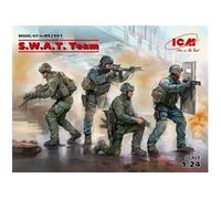 ICM DS2401-1:24 S.W.A.T. Team – 4 figurines – Nouveau