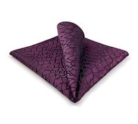 S&W SHLAX&WING Carré de poche homme violet avec frange foncée accessoire pour témoins