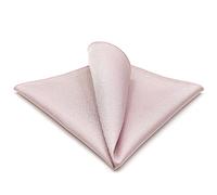 S&W SHLAX&WING Homme Cravate Couleur Unie Rose Matching Poche de poche Only