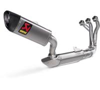 Akrapovic Yamaha Mt-09 Stainless Steel/carbon/titanium Not Homologated Full Line System Argenté Not Homologated