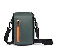 S-ZONE Étui pour Appareil Photo Reflex numérique SLR étanche et résistant aux Chocs - Sac d'insert rembourré Pratique - Étui d'objectif pour câble d'objectif sans Miroir, Vert foncé, s, Mallette