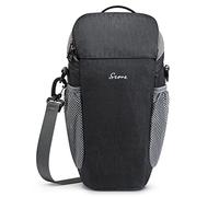 S-ZONE Sacoche d'appareil Photo DSLR/SLR étanche pour photographes Compatible avec Nikon, Canon, Sony, Noir, Sac à Dos décontracté