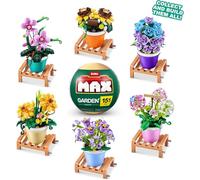 Zuru Max Premium Garden Pot Plants Collection Briques de Construction Série 1 - Assortiment