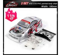 S007 S15 1/10 1:10 Pvc Peint Corps Shell Pour 1/10 Rc Hobby Voiture De Course 2 Pcs/Lot Livraison Gratuite