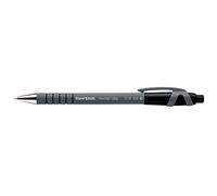 Papermate Flexgrip Ultra, 12, medium Black Noir Stylo à bille rétractable avec clip 1 pièce(s)