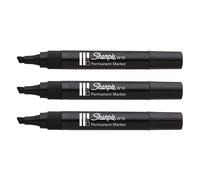 [S0192654-3] Sharpie Lot de 3 Marqueurs permanent W10 Pointe biseautée 1,5 - ...