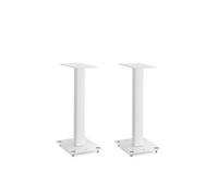 Triangle Supports d'enceintes S05 – 640 mm, pieds lestables, universel – Blanc (Paire)