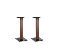 Triangle Supports d'enceintes S05, 640 mm, pieds lestables, Bois foncé (paire)