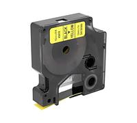 S0720580 Ruban 12 mm 7 m jaune Couleur du dessin : noir DYMO