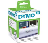 Dymo - Étiquettes d'adresse 99012 (S0722400) 36 x 89 mm noir sur blanc 2 rouleaux de 260