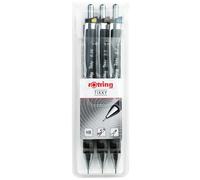 [S0801310] rotring Etui de 3 porte-mines TIKKY 0,35 mm / 0,5 mm / 0,7 mm Noir