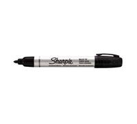 sharpie marqueur permanent metal small, pointe ogive, noir noir