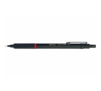 [S0949350] rotring Portemine rapid PRO NOIR Mat Métal Massif Mine 0,5 mm