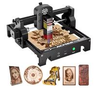 S1 Mini Graveur Laser, 2.5W/3.5W/6W Machine A Graver Laser De Bureau Avec PréCision de 0,04 mm Bois MéTal Acrylique Cutter Laser Zone de Travail De 130 X 130 mm (2.5, Watts)