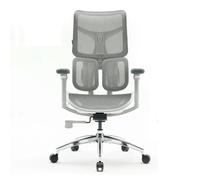 S100 Chaise ergonomique - Double soutien lombaire dynamique,Dossier 5 réglages,Accoudoirs 4D,Coussin réglable,BIFMA/SGS,Taille 150-190cm,Dimensions 78x63x124cm,Blanc