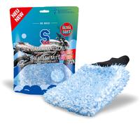 S100 DER Waschhandschuh, chiffon de nettoyage Bleu Clair Bleu Clair