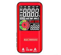 S11 9999 Multimètre avec écran LCD EBTN visible en plein soleil et dans des conditions de faible luminosité pour travail en plein air (rouge)