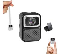 S130 Mini Digital Camera, 0.96-inch HD Travel Retro Compact Ccd Thumb Camera, Mini Keychain Digital Camera, for Travel,Concert, Study Recording (32GB,Black)