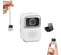 S130 Mini Digital Camera, 0.96-inch HD Travel Retro Compact Ccd Thumb Camera, Mini Keychain Digital Camera, for Travel,Concert, Study Recording (128GB,White)