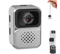 S130 Mini Digital Camera, 0.96-inch HD Travel Retro Compact Ccd Thumb Camera, Small Portable Photo Video Cameras, for Travel Study Recording (Gray,No Card)