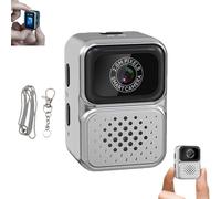 S130 Mini Digital Camera, 0.96-inch HD Travel Retro Compact Ccd Thumb Camera, Small Portable Photo Video Cameras, Tiny Digital Cameras Keychain, for Travel Study Recording (64G,Grey)