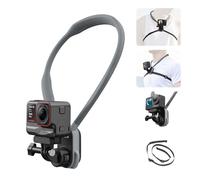 S2 MAX Support de cou pour appareil photo avec libération rapide magnétique + sangle de poitrine de fixation, collier cordon de support clip pour DJI Osmo Action 5 Pro/4 Go Pro Hero 13 12 11 10