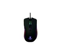 S2 Souris de gaming USB optique noir 7 Boutons 800 dpi, 1600 dpi, 2400 dpi, 3200 dpi, 4800 dpi, 6400 dpi éclairé