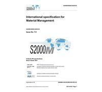 S2000M, International specification for Material Management, Issue 7.0: S-Series 2021 Block Release