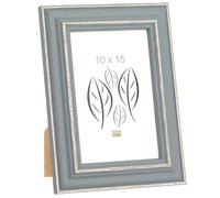 Deknudt Frames Cadre Bois Couleur Blanc Photo 18x24cm S221H1 | couleur blanc avec biseau couleur bois clair - pour accrocher ou poser - pour photos, affiches ou posters