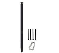 S23 Ultra Stylet de rechange avec Bluetooth pour Samsung Galaxy S23 Ultra 5G Toutes les versions Stylet tactile + embouts et pointes (Noir)