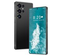 S25 Ultra, téléphone Mobile débloqué sans Carte SIM, Android 14, Smartphone avec écran 7,3 Pouces, 16 Go de RAM, 1 to de ROM, Batterie 8 000 mAh, Double caméra 72 MP et 108 MP, 5G,Black-7.3