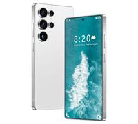 S25 Ultra, téléphone Mobile débloqué sans Carte SIM, Android 14, Smartphone avec écran 7,3 Pouces, 16 Go de RAM, 1 to de ROM, Batterie 8 000 mAh, Double caméra 72 MP et 108 MP, 5G,White-7.3