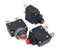 S25HH0 Lot de 2 Disjoncteurs de protection de surcharge 2 A 3 A 6 A 7 A 8 A 10 A 15 A 20 A 25 A 30 A Disjoncteur Protecteur de surcharge Interrupteur Fusible Couvercle étanche (15 A)
