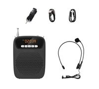 S278 Amplificateur de voix clair avec microphone pour enseignement et prise de parole en public 2200 mAh rechargeable