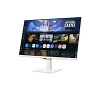Samsung Smart Monitor M50F M5 27" Full HD 60Hz IPS HDR10 Haut-parleurs Wi‑Fi Bluetooth Blanc