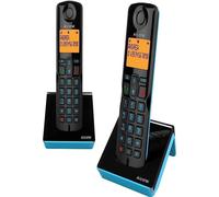 S280 Duo Bleu, Telephone Sans Fil Duo, Mains Libres, Repertoire 50 Noms Et Numeros Fonction Blocage Des Appels Indésirables,