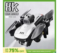 S2s sBrushless Drone 4k professionnel 8K HD double caméra évitement d'obstacles photographie aérienne pliable quadrirotor volant 25Min White