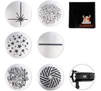 S30 Filtre de Couleur SA09-003 GOBO Set pour S30 LED Focusing Video Light (SA09003)