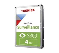 Toshiba Disque dur S300 Surveillance 4 To 3,5" SATA 6Gb/s 5400 tours/min mémoire tampon 128 Mo