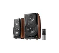 Edifier Système de haut-parleurs 2.0 S3000MKII 256 W – Bluetooth AptX, XLR, Optique – Bois