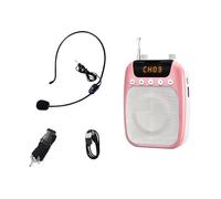 S358 Amplificateur de voix avec microphone rechargeable 2500 mAh et pour enseignants guides amplificateur de voix